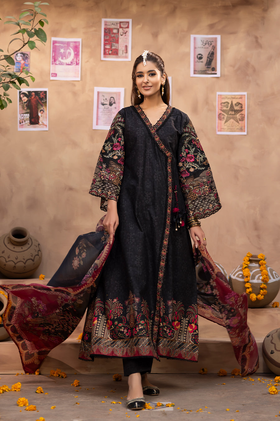 Rahi - Cotton Cambric Frock (3PC)