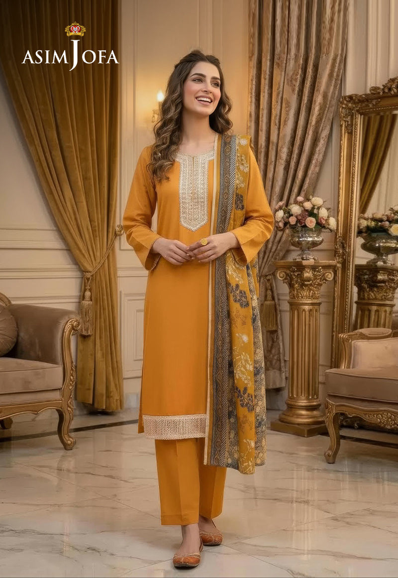 AJSO-386 Unstitched 2 Pcs Shirt Dupatta