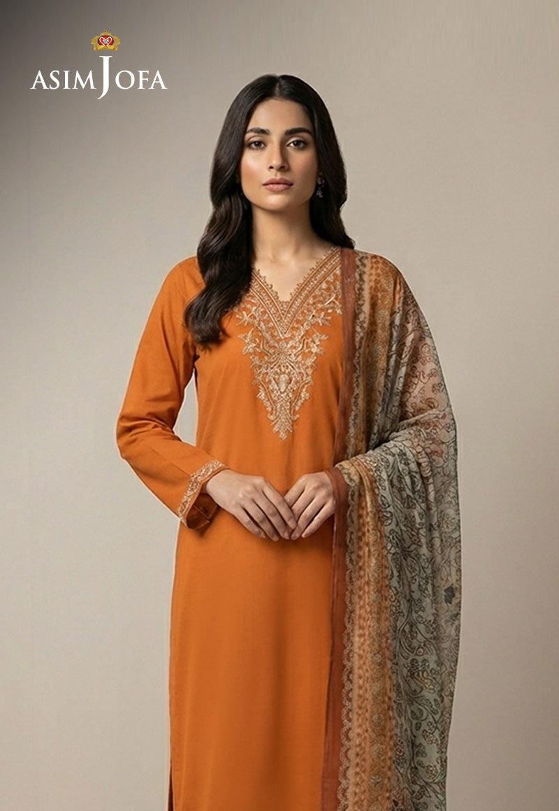 AJSO-391 Unstitched 2 Pcs Shirt Dupatta