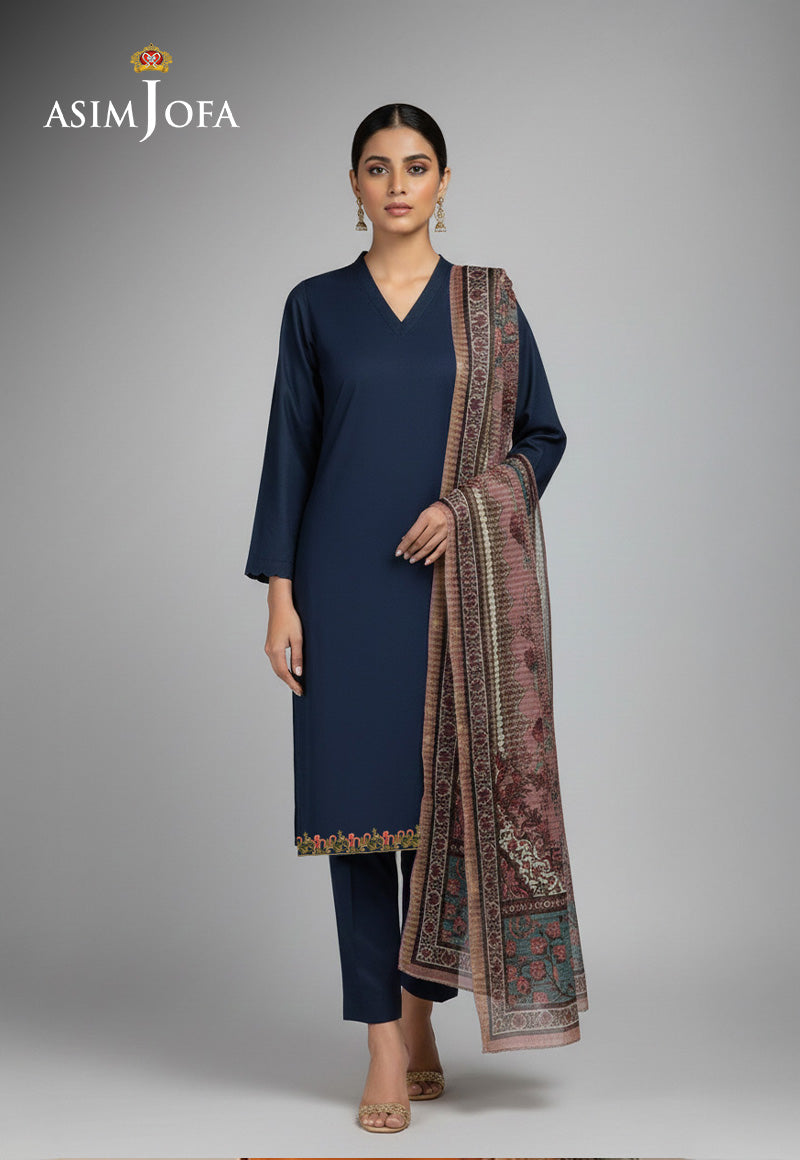 AJSO-392 Unstitched 2 Pcs Shirt Dupatta