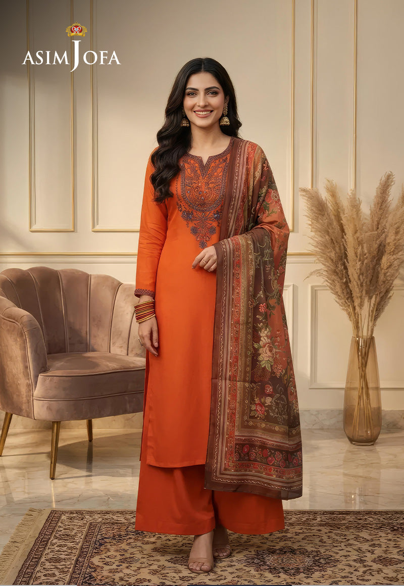 AJSO-393 Unstitched 2 Pcs Shirt Dupatta