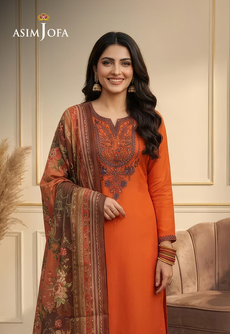 AJSO-393 Unstitched 2 Pcs Shirt Dupatta