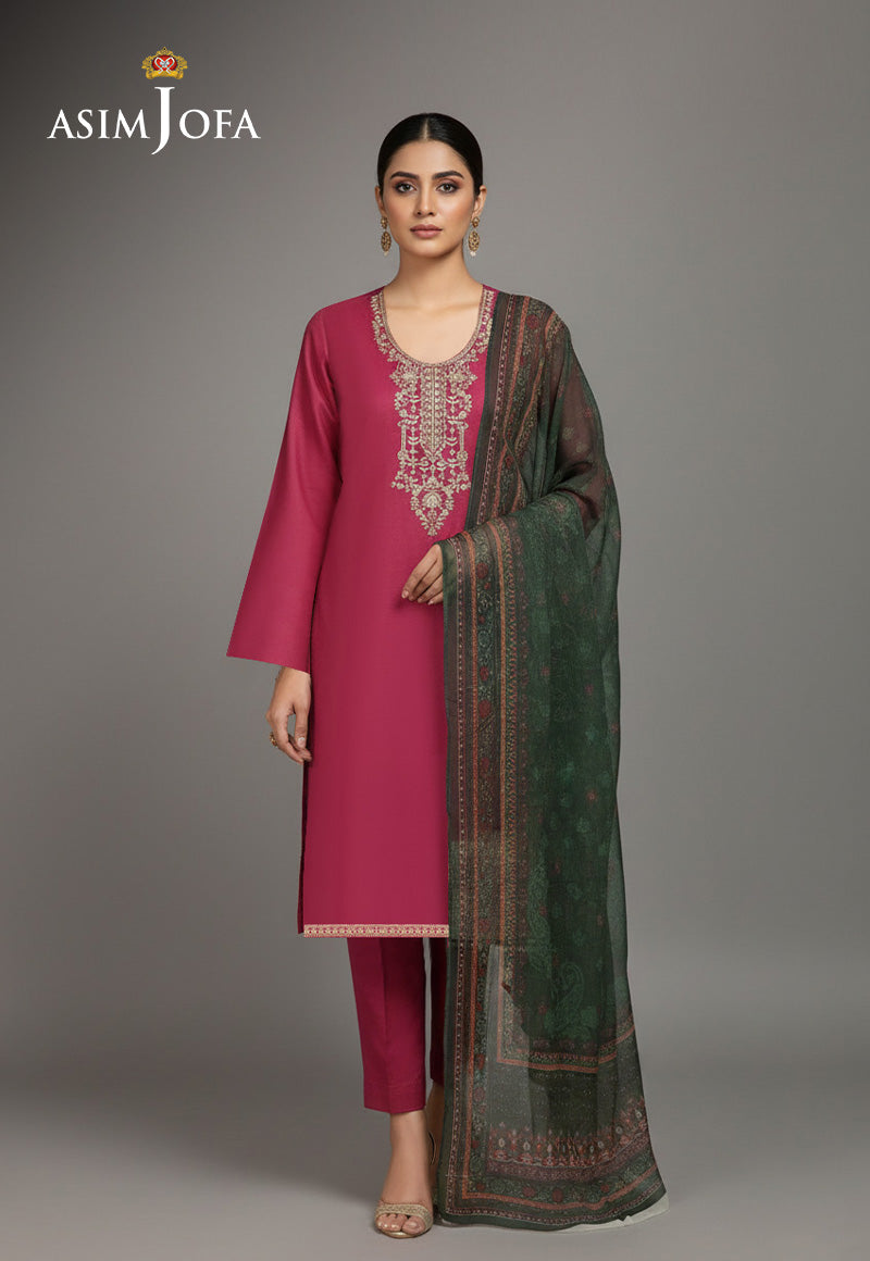 AJSO-395 Unstitched 2 Pcs Shirt Dupatta