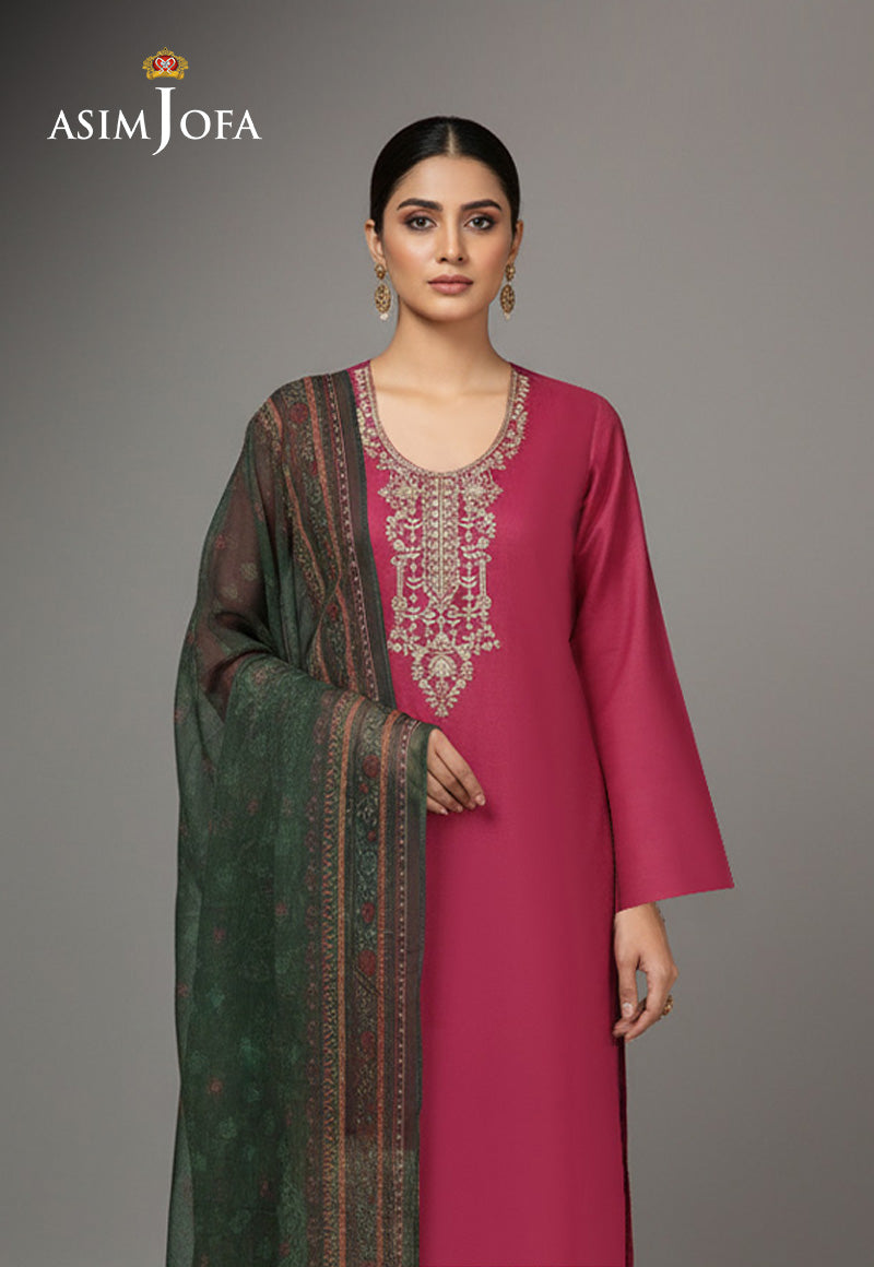 AJSO-395 Unstitched 2 Pcs Shirt Dupatta