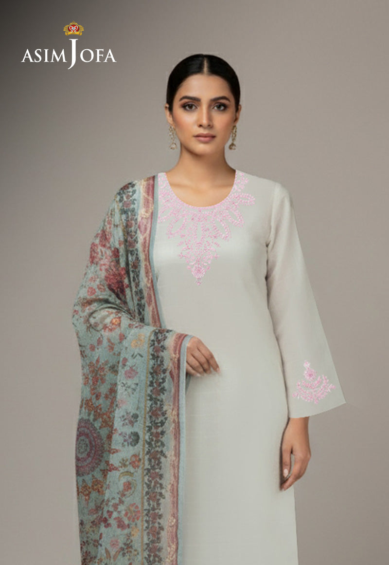 AJSO-402 Unstitched 2 Pcs Shirt Dupatta