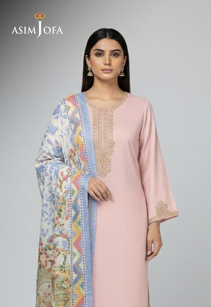 AJSO-407 Unstitched 2 Pcs Shirt Dupatta