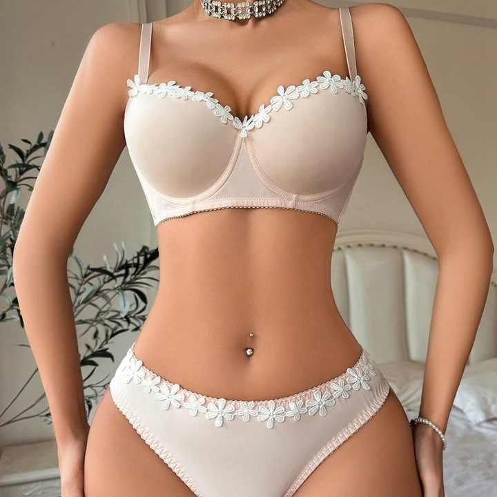 Bra Set - Vanilla Lace
