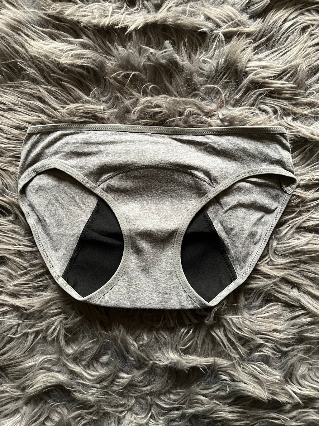 4 Layered Leak Proof Period Panty for Heavy Flow - Gray