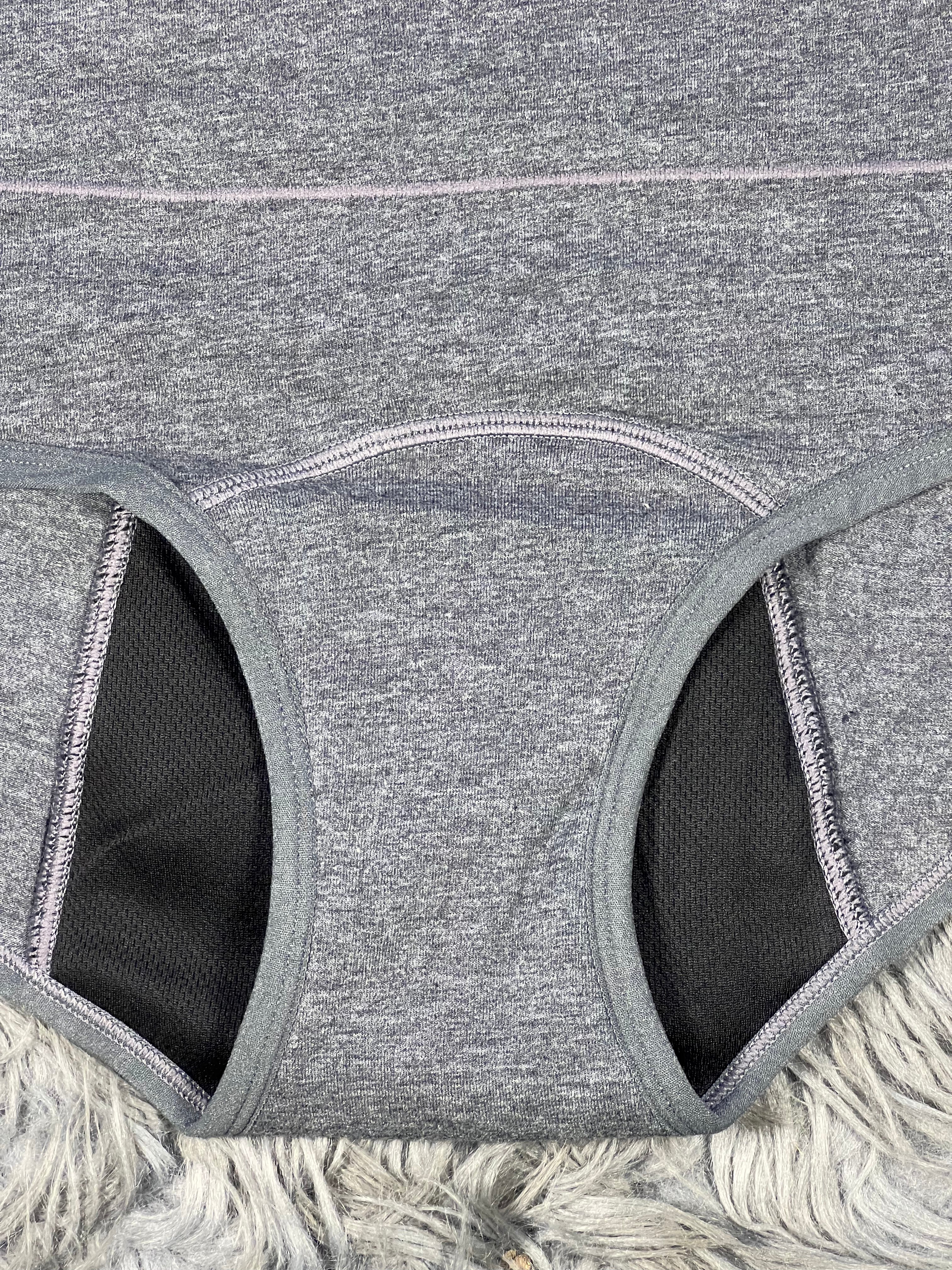 5 Layered Leak Proof Period Panty for Super High Flow - Gray