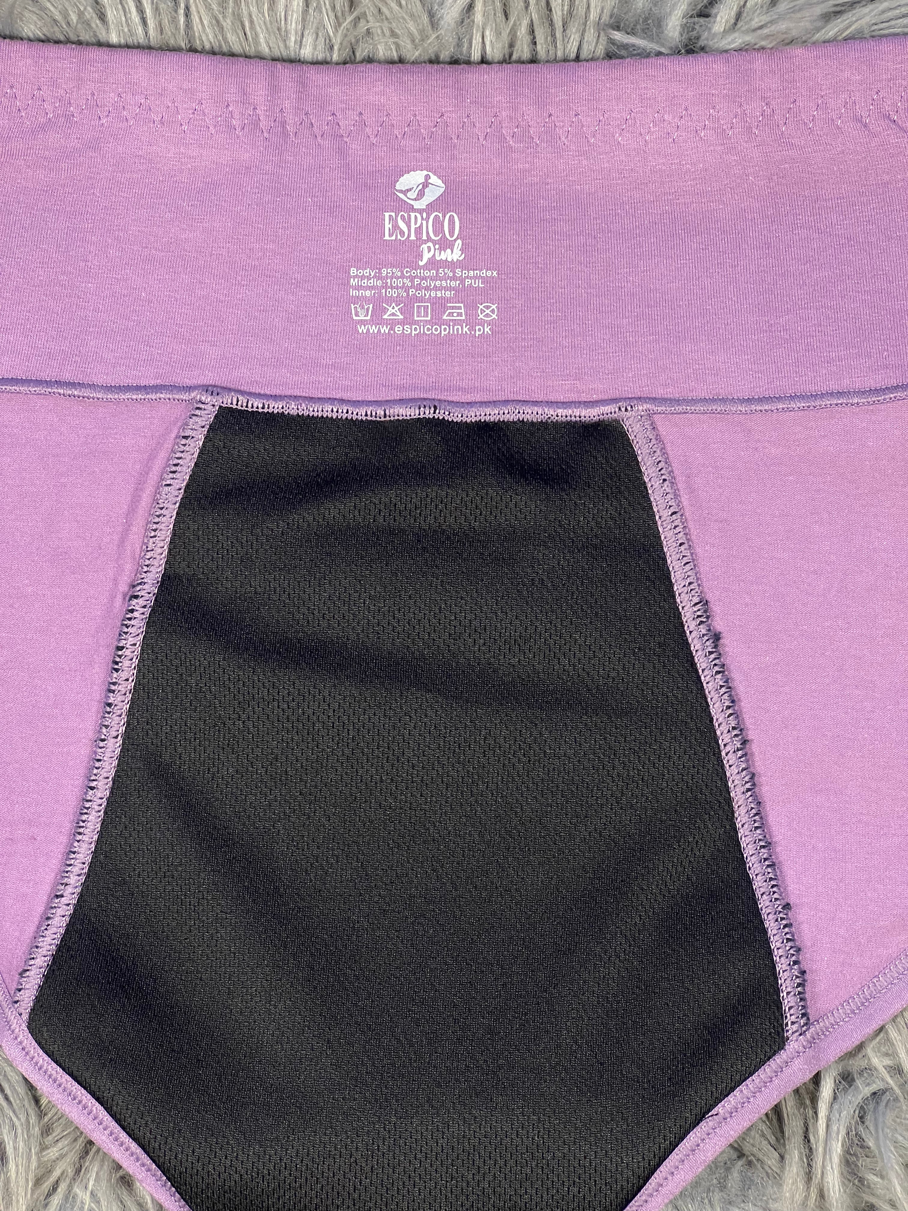 5 Layered Leak Proof Period Panty for Super High Flow - Purple