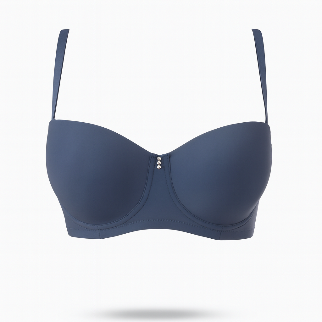 Black Curvy Padded Bra - Fuller Figure