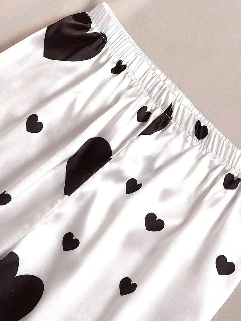 Black Hearts Cami with Trouser