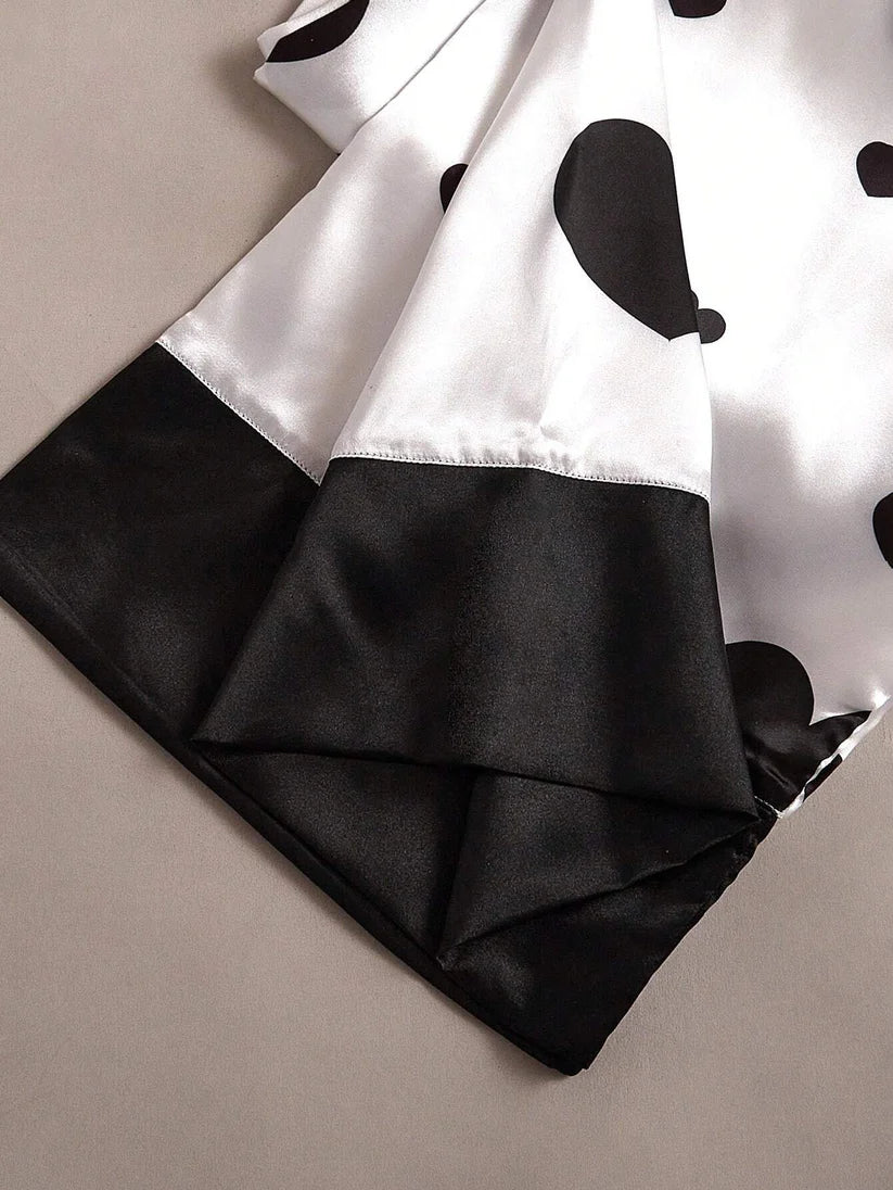 Black Hearts Cami with Trouser