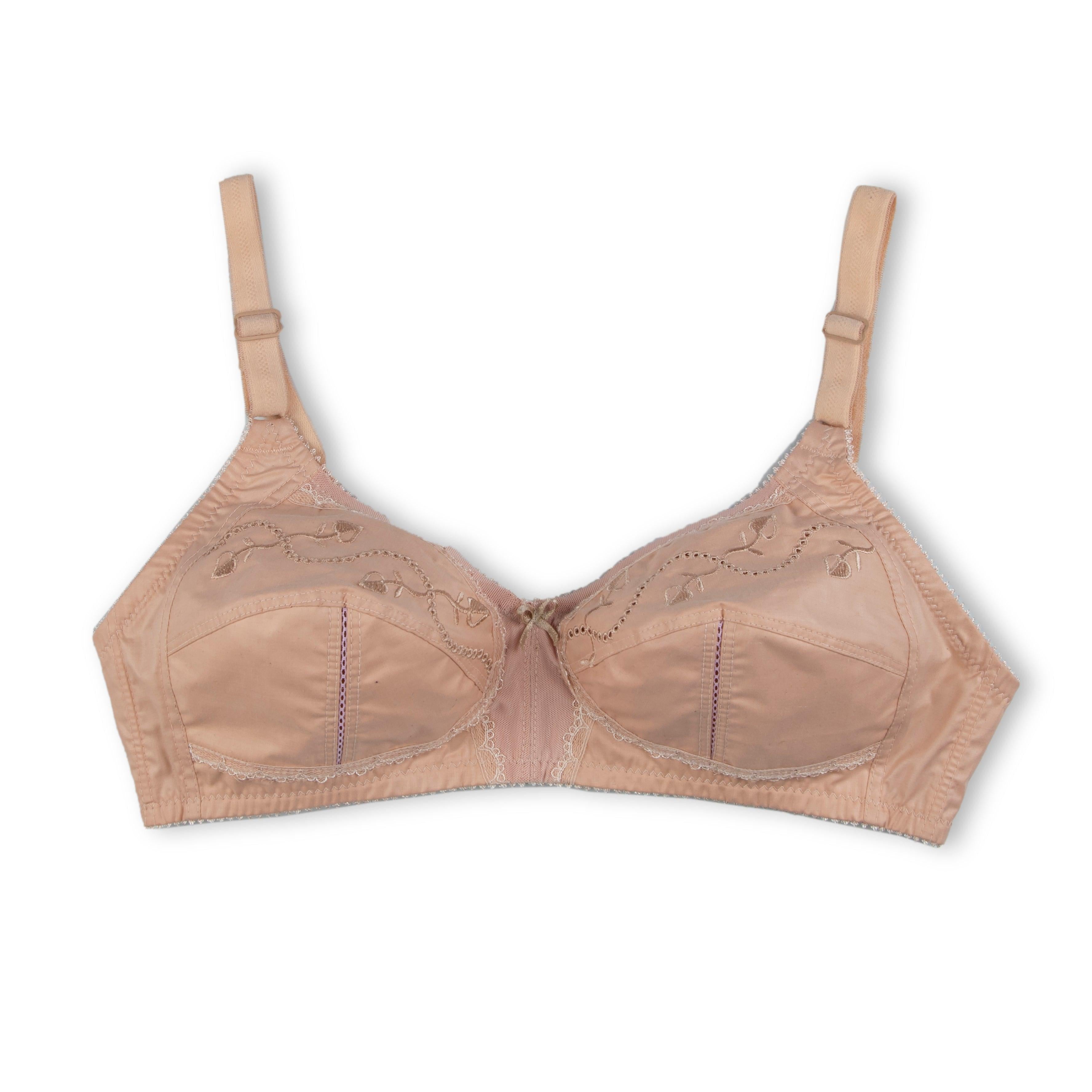 (OFFER) FORGET-ME-NOT - Cotton Full Cup Non-Padded Wirefree Bra with Full Lycra Support