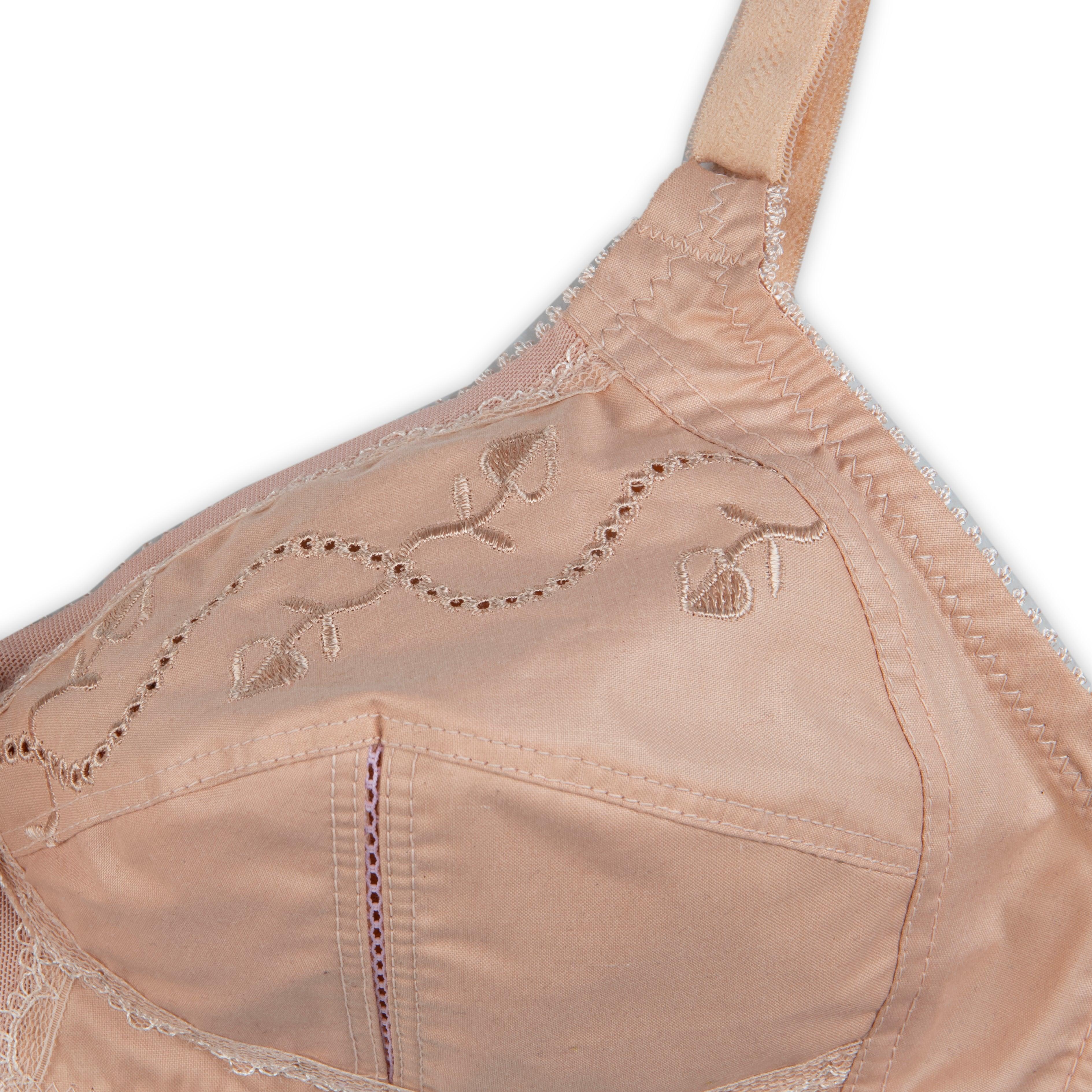 (OFFER) FORGET-ME-NOT - Cotton Full Cup Non-Padded Wirefree Bra with Full Lycra Support