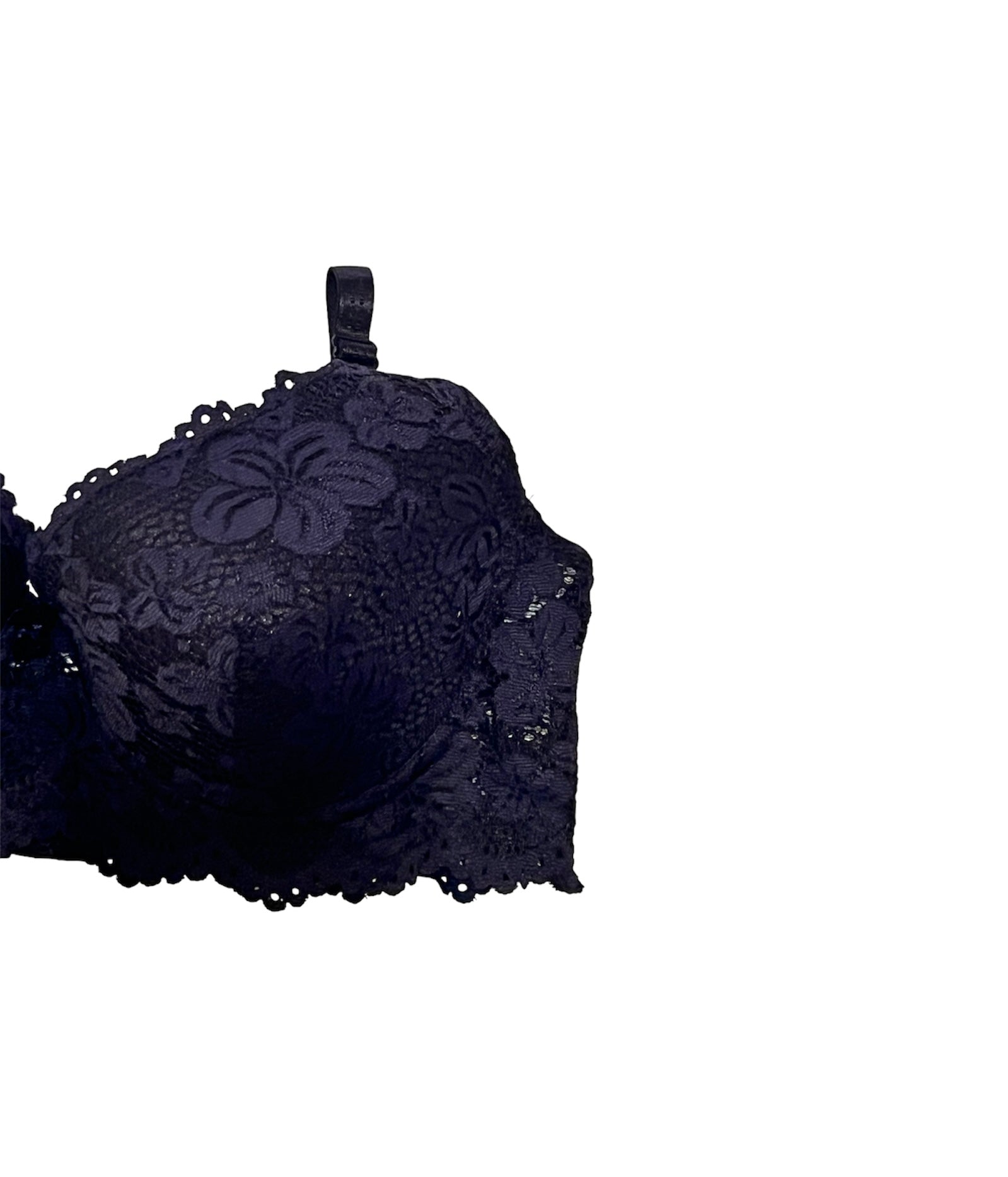 Green Floral Lacy Padded Bra