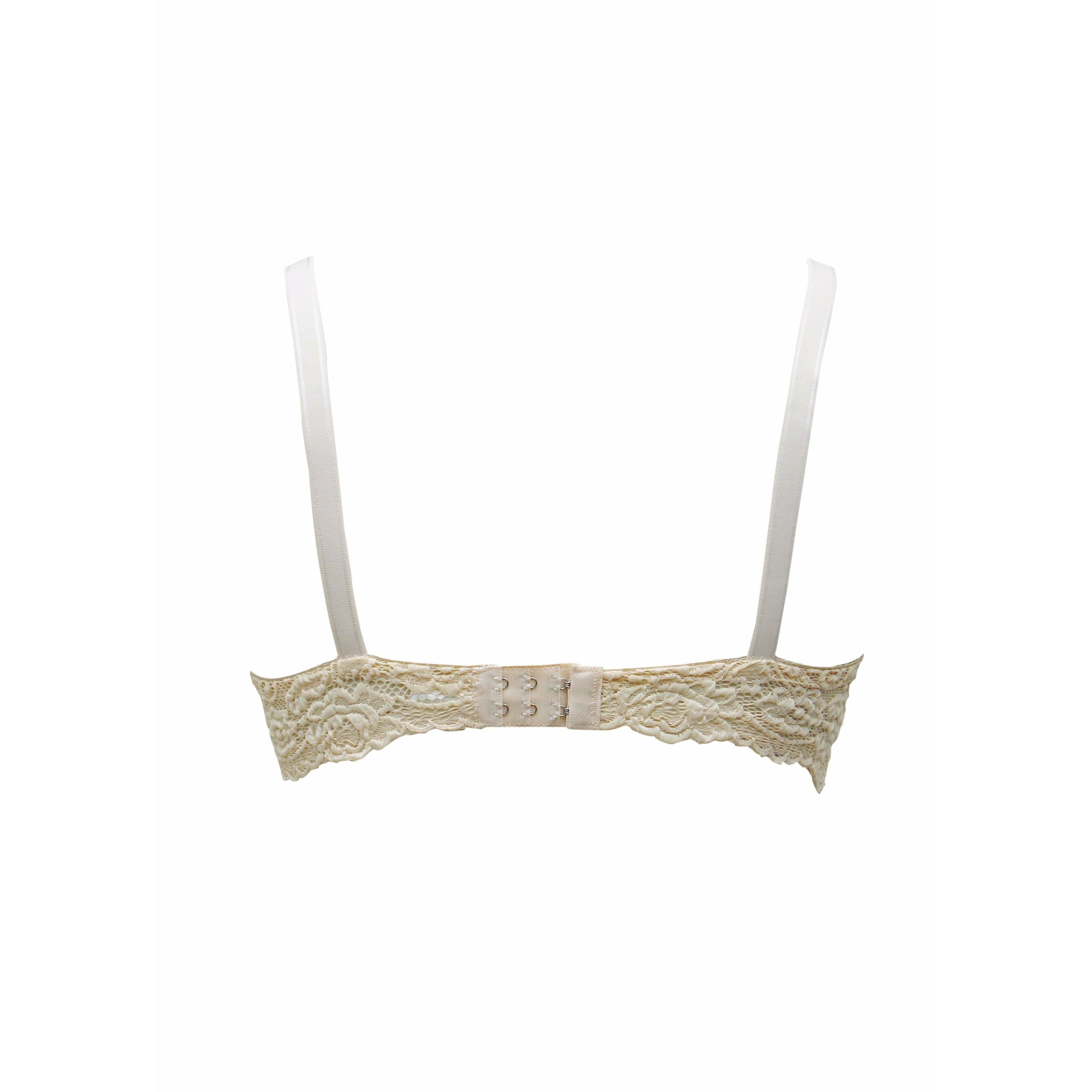 Maroon Broom - Wired / Non-Wired Light Padded European Laced Imported Bra